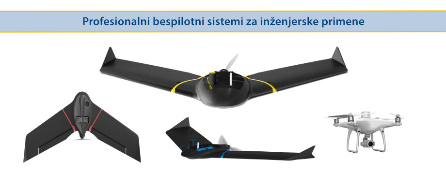Profesionalni dronovi za inženjerske primene