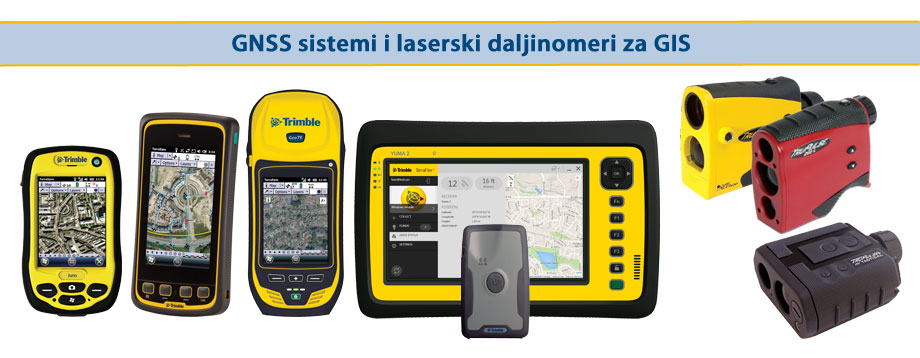 GNSS uređaji za GIS i ručni laserski daljinomeri
